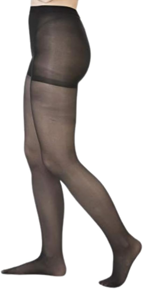 Allegro 20-30 mmHg Essential 33 Sheer Compression Pantyhose for Women – Closed Toe Support Hose, Light Control Top, Soft Waistband, All-Day Comfort