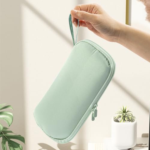 Image of Rolin Roly Multi-function Pencil Case Pencil Box Large Capacity Pen Case Holder for Women Pen Bag Organizer with Zipper (green)