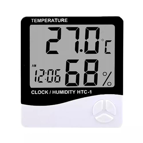 FreshDcart HTC-1 Room Thermometer with Humidity Incubator Meter a...