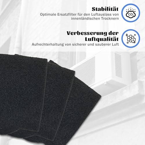 Filter kompatibel mit Lunos Silvento Abluftgerät, 5 Stück Ersatzfilter für 2/FSI-R, 039 721, 191 x 166 mm Staubfilter Luftfilter (10 Stück-)