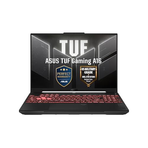ASUS TUF Gaming A16 Laptop (Mecha Gray) | 16FHD+ (1920 x 1200) 144Hz Display AMD Ryzen 7 170 NVIDIA RTX4050 6GB 16GB RAM 1TB SSD Win11 [FA607NUQ-RL001W]
