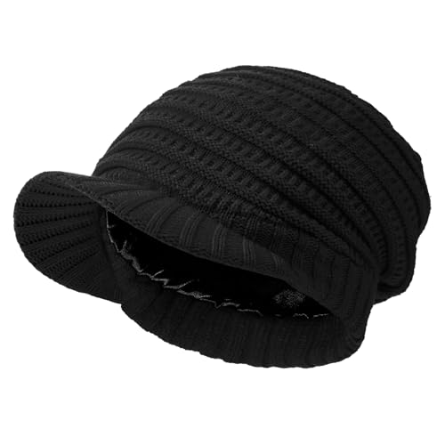 Century Star Women Satin Lined Winter Knit Hat...
