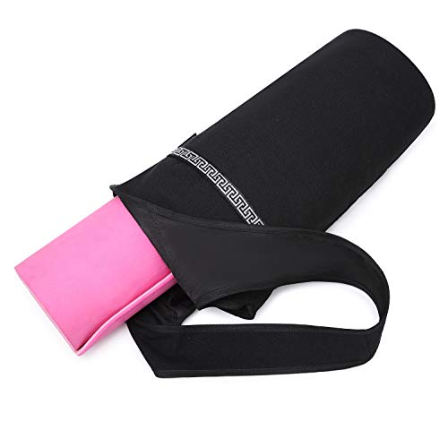 image for ELENTURE Yoga Mat Bag Tote Sling Carrier with Yoga Mat Strap and Large