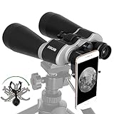 ESSLNB Astronomy Binoculars 13-39X70 Zoom Giant Binoculars with Tripod Adapter Phone Adapter and Case Binoculars for Bird Watching Hunting and Stargazing
