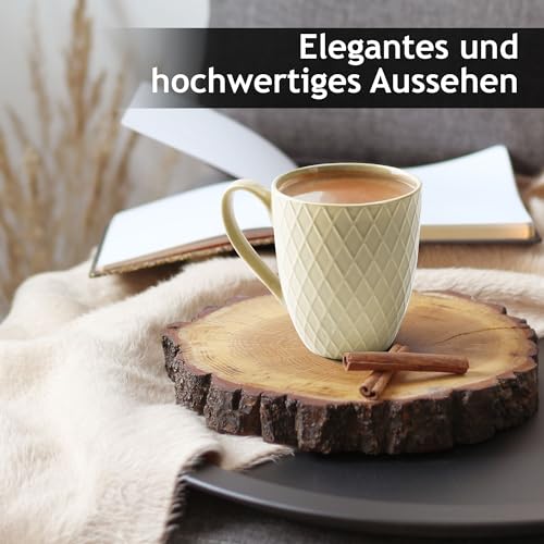 MIAMIO - Kaffeetassen Set 6 x 350 ml - Palmanova Collection (Jungle) – Bild 3