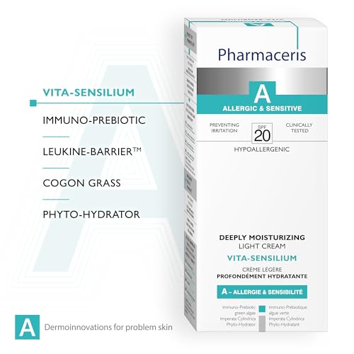 Pharmaceris A Vita-Sensilium, Face Cream SPF 20, Deeply Moisturising Light Cream - Image 3