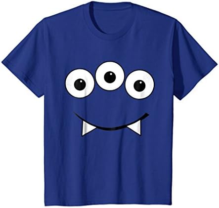 Monster Face Halloween Costume Shirt, Funny Cute Kids Gift