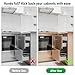 Mesen Cabinet Foot Pull for Trash Cabinet Drawer, Handless Garbage Drawer Door Pull Handle, Touchless Hands-Free Foot Handles Door Opener Tool for Pull Out Trash Can Under Cabinet, Kitchen Gadgets