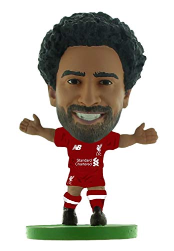 Preisvergleich Produktbild SoccerStarz Liverpool Mohamed Salah Heimtrikot (Version 2019), Grün