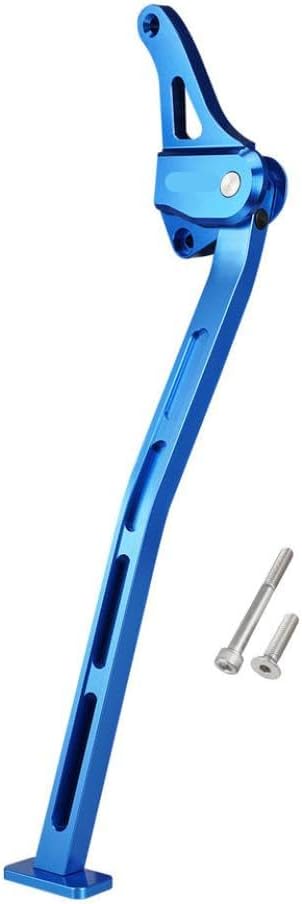 Aluminum Motorcycle Kickstand Kick Side Stand Parking Bracket YZ250 2005 2024 YZ125 2005 2022 YZ 125 YZ 250(Blue)