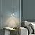CHYING 1-Light Teardrop Crystal Pendant Light Mini LED Ceiling Hanging Light Globe Jellyfish Pendant Lighting for Kitchen Island Bathroom Dining Room Bar 6000K Cool White Chrome 3 Pack