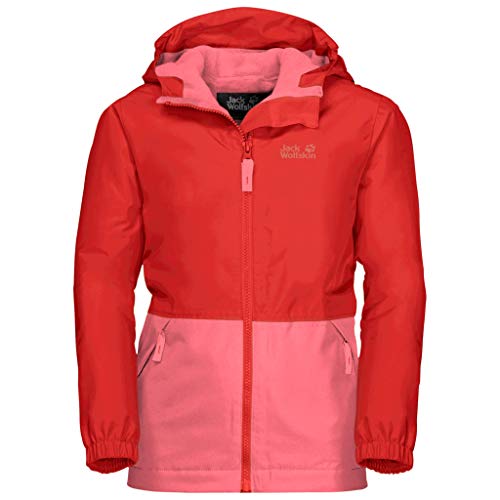 Jack Wolfskin Unisex Child Snowy Days Kids Outerwear Jackets, Fiery Red, 9-10 Years Us #TOP9
