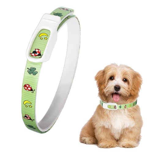 WXNPA Collar Antiparasitario Perros, Collar Perro Antiparasitario, Collar Antipulgas y Garrapatas, Collares Perros contra Pulgas Garrapatas Mosquitos (70cm)