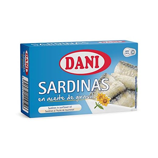 Dani - Sardinas en aceite de girasol - 12 x 120 gr.