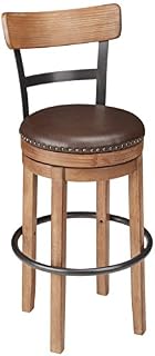 Ashley Furniture Signature Design - Pinnadel Swivel Bar Stool - Pub Height