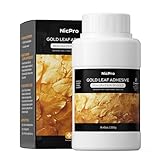 Nicpro 8.45oz/250ml Gold Leaf Adhesive,Water Based Gilding Adhesive Glue for Arts, Painting, Craft, Furniture and Decoration