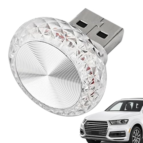 Generisch Luces LED para interior de coches inalámbricos, iluminación ambiental para automóviles, LED de colores, USB -LED para interiores de coches, luces LED con USB, entorno de coche