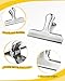 Caianwin 5 Stück Verschlussklammern Groß 76mm Metallklammern Clips für Tüten, Lebensmittel und Foto für Haus, Küche, Schule und Büro