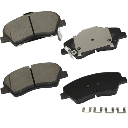 Image of cciyu D2190 Front Ceramic Disc Brake Pads Kit For Hyundai Accent 2018-2022,For Kia Rio 2018-2022