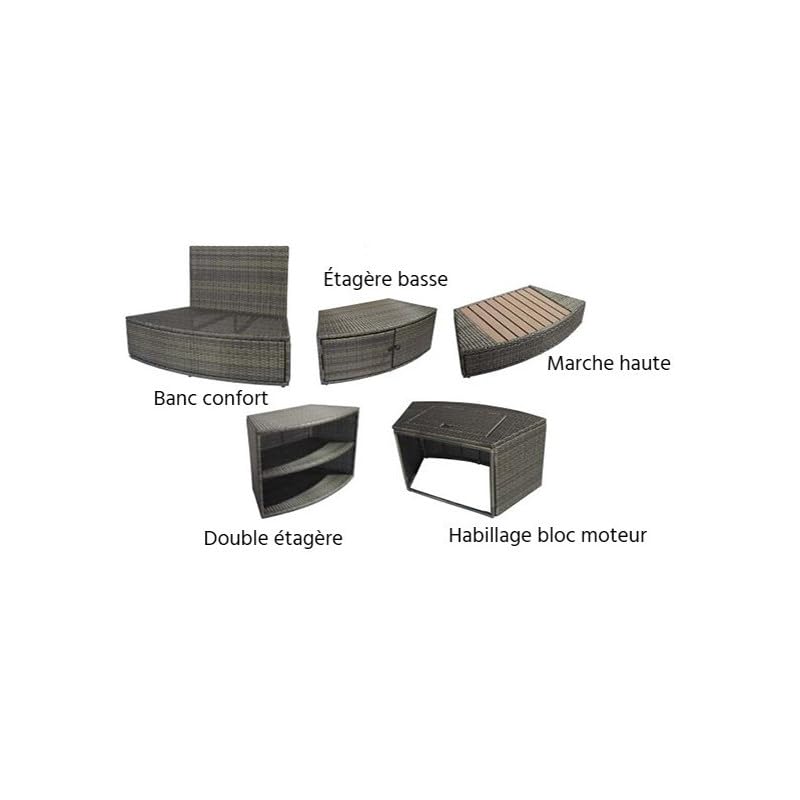 NETSPA Spa Octopus + mobilier de