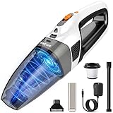 Nulksen Handheld Vacuum Cordless with 8500Pa Strong Suction, Mini Rechargeable Vacuum Cleaner with...