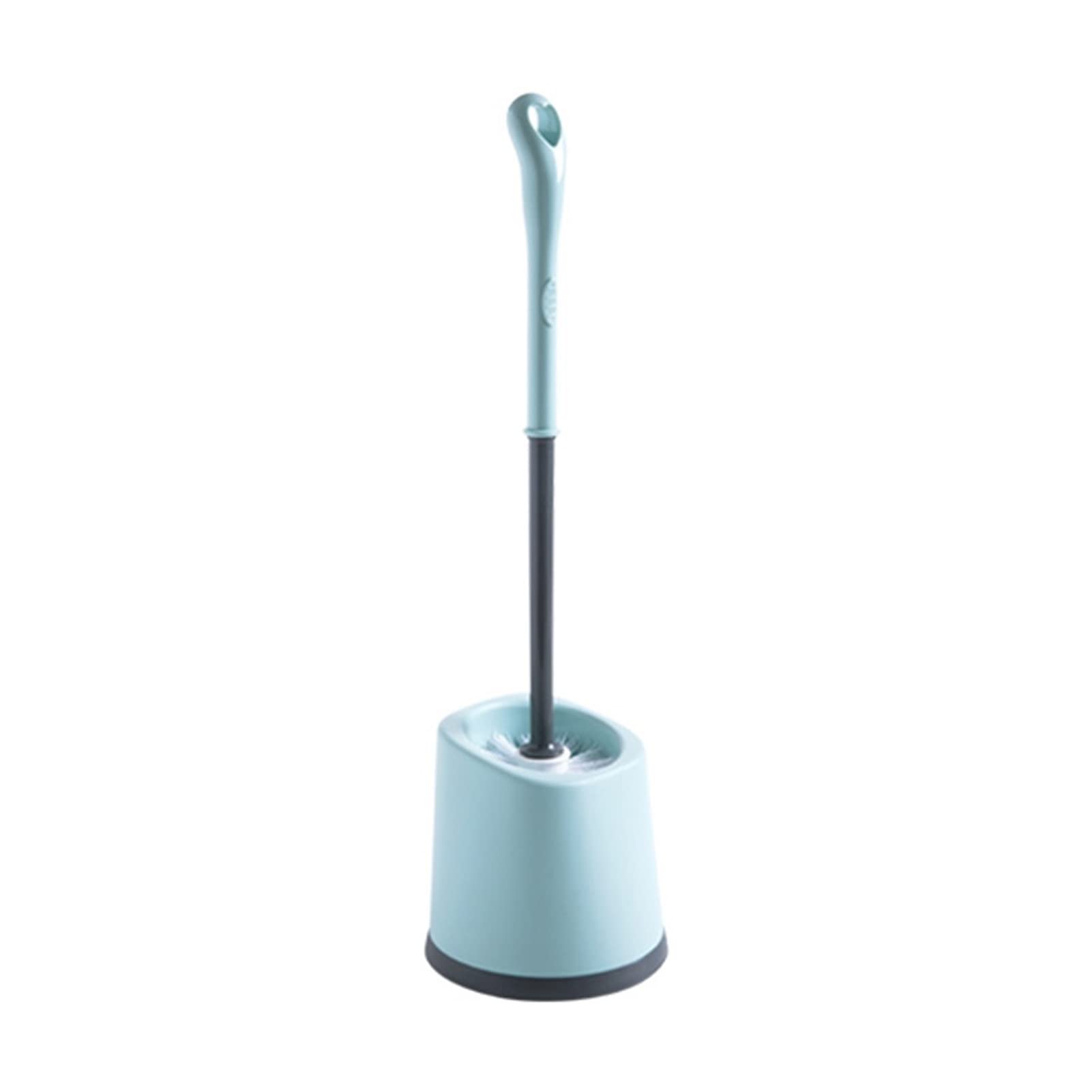 Toilet Brush Toilet Cleaning Set With Base Without Dead Corner Soft Fur Household Cleaning Cleaning Brush (Color : Blue)