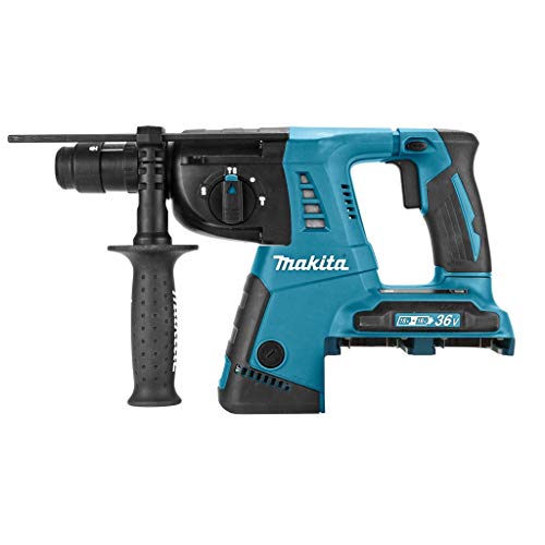 Makita DHR264Z Bohrhammer für SDS-Plus 2x18 V (ohne Akku+Ladegerät), 18 V, Schwarz, Blau – Bild 4