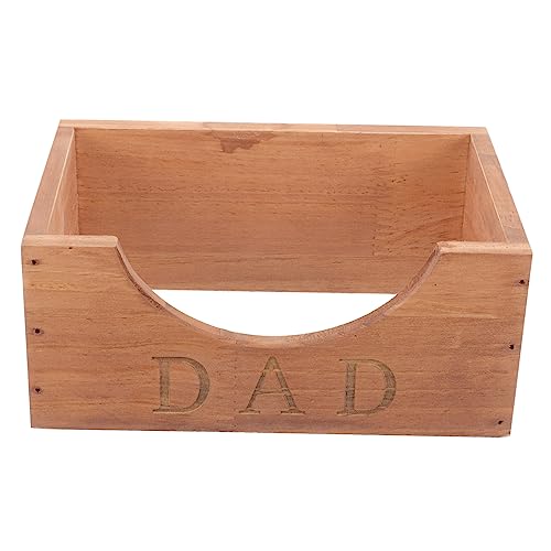 LABRIMP Wooden Hat Storage Box Rustic Display Case for Desktop Organization Sturdy Hat Rack for Home Efficient Storage for Hats Caps and Accessories