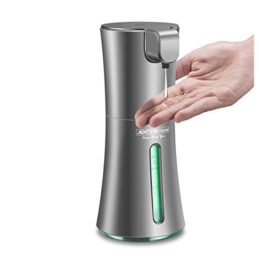 Automatic Hand Sanitizer Gel Dispenser, 400ml/13.5oz Touchless Soap Dispenser For Gel, 2 Modes Adjustable Output Gel Dispenser Hand Free Battery Operated, Suitable for Home Kitchen Office Supermarket