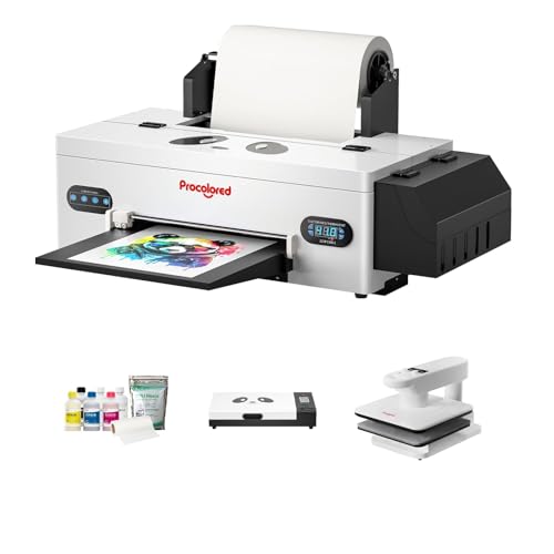 Image of Procolored F13 Panda DTF Printer 13 inch A3 L1800 T-Shirt Printing Machine Direct to Film with White Ink Circulation and Semi-Automatic Cleaning & Complete Bundle
