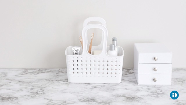 iDesign 3-Drawer Stackable Makeup Organizer - Clear Plastic Drawers for Bathroom, Vanity, or Desk