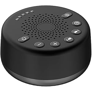 Easysleep Sound White Noise Machine with 25 Soothing Sounds with Memory Function 32 Levels of Volume and 5 Sleep Timer
