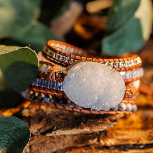 Ygline Natural Stone Bracelet 5 Wraps Bracelet Handmade Boho Bracelet For Women Bracelet thumb #1