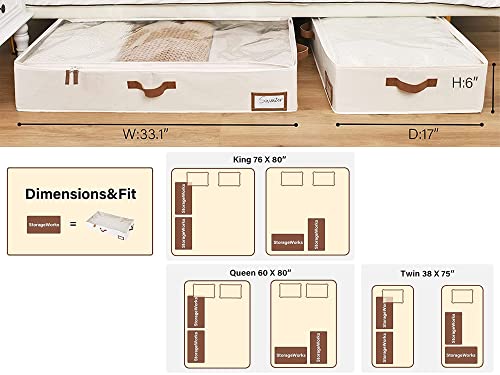 StorageWorks-Underbed-Storage-Box-Under-Bed-Clothes-Organizer-With-Sturdy-Structure-and-Ultra-Thick-Fabric-Ivory-White-Large-2-pack