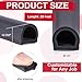 Pangda 25Ft D Shape Rubber Weather Stripping Foam Self-Adhesive EPDM Door Seal Strip for Noise Reduction Waterproof Dustproof for Cars Boats Truck RVs Windows Doors (1/2