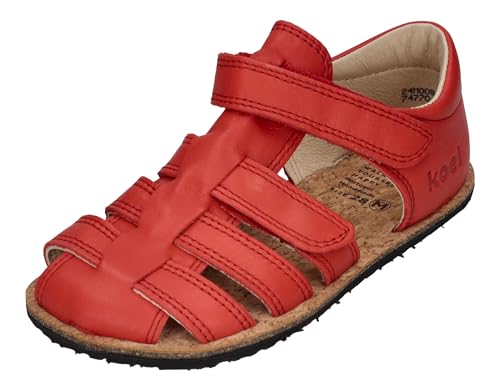 KOEL Barefoot Kinder Sandalen ARIN NAPPA - ferr red, Größe:27...