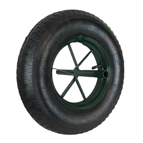 Linxor - Roue Gonflable pour brouette 36.5 x 8 cm - Axe 20 mm