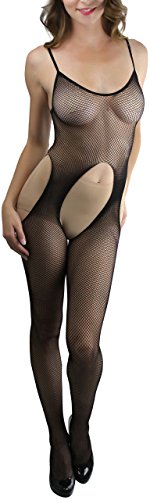 Image of ToBeInStyle Women's Bodystocking Bustier Garter Lingerie Suspender Thigh High Stockings
