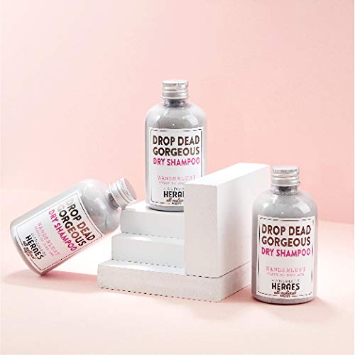 All Natural, Vegan Dry Shampoo Powder (Medium/Dark Hair) By Handmade Heroes