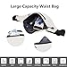Crossbody Fanny Pack for Men Women, Fashion Waist Bag Pack with Adjustable Strap for Outdoors, Casual Belt Bag for Travel Walking Running(White)