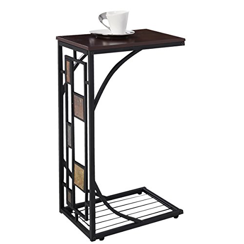 Goplus Coffee Tray Side Sofa Table Ottoman Couch Room Console Stand End Tv Lap Snack #TOP3