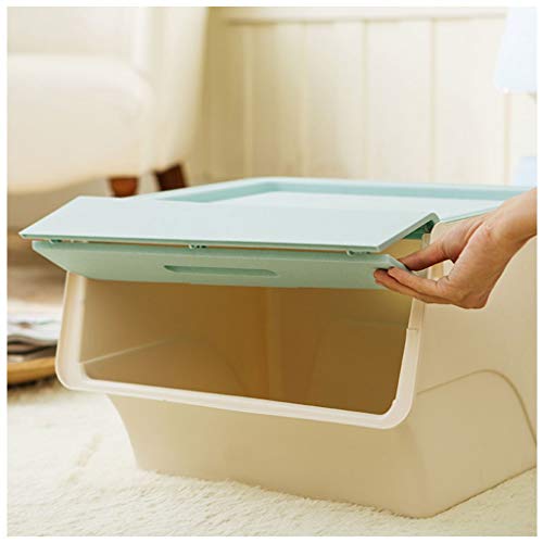 Preisvergleich Produktbild Schreibtischlampe Aktenschrank Teiler Schubladenschrank Schlafdatenspeicherschrank Kleidung Aufbewahrungsbehälter aus Kunststoff, Blau, Grün 44 * 39,5 * 30.9cm (Color : Green)