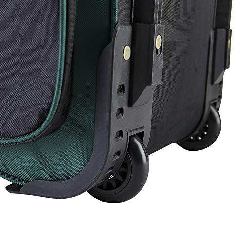 Image of Travelers Club Luggage Rolling Duffel, Teal, 30 inch, Teal, 30 inch, Rolling Duffel