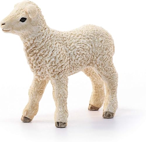 SCHLEICH Farm World | Lamm 13883 Bauernhof Spielfigur | detailgetreue Tierfigur & Sammelfigur | Geschenk für Jungen und Mädchen | Bauernhof Spielzeug ab 3 Jahren | 5 x 2 x 5 cm