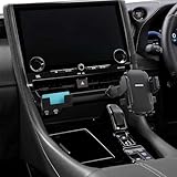 LUWU アルファード40系専用スマホホルダー 【延長アーム付き、角度調節がさらに自由に】 360度回転・ワンタッチクリップ 携帯ホルダー スマホスタンド アルファード40系 アクセサリー カスタムパーツ