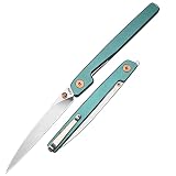 CJRB Lanky EDC Pocket Knife for Men, 3.58' AR-RPM9 Steel Blade Utility Knife with Liner Lock Pocket...