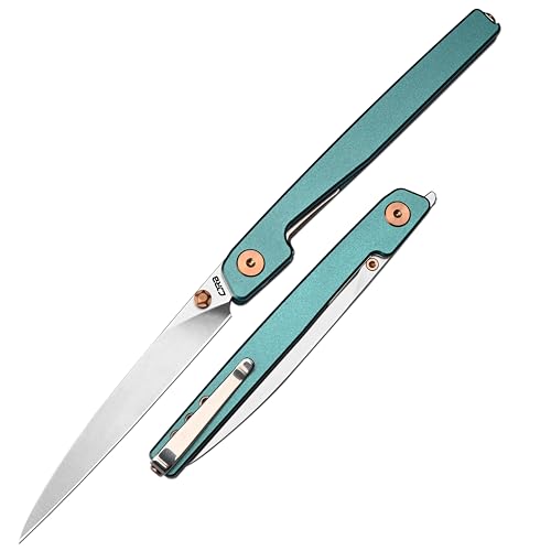 CJRB Lanky EDC Pocket Knife for Men 3.58 AR-RPM9 Steel Blade Utility Knife with Liner Lock Pocket Clip for Home Office Gifts Designed by Jake Diaz (J1965)