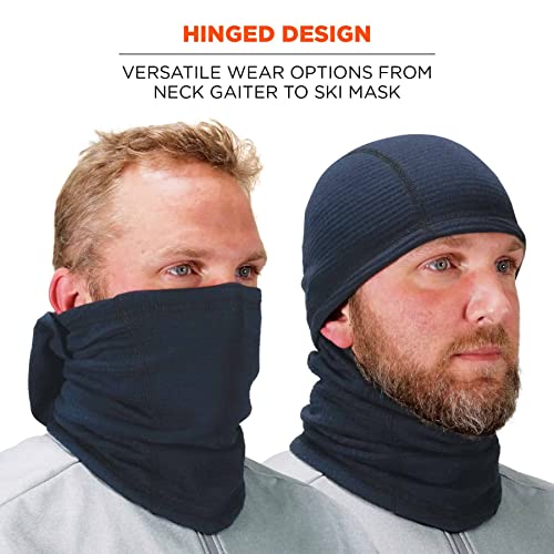 Ergodyne - 16848 Winter Balaclava, Fire Resistant, Fr Compliant-Meets Astm F1506 & Nfpa 2112, N-Ferno 6847, Black Navy #TOP7