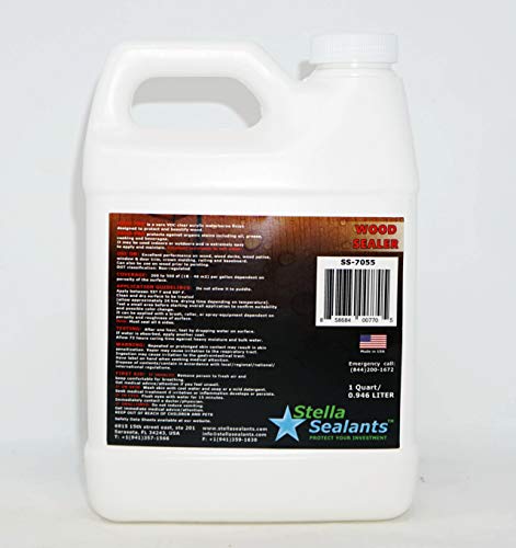 Agua Pro - Wood Sealer - Sealant for Countertop Table Chair Art Floor Tile Deck Patio Fence Outdoor and Indoor