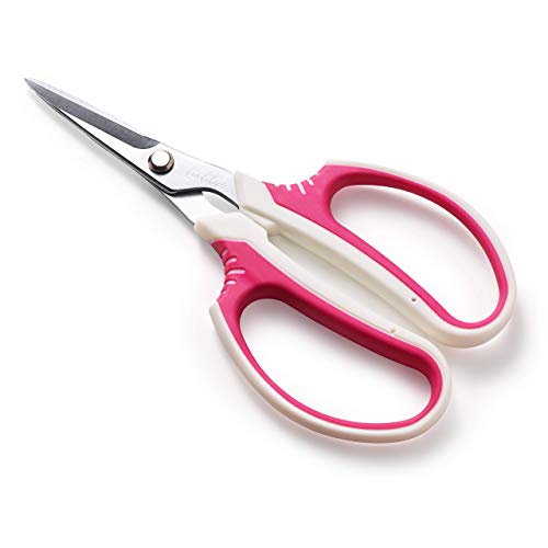 Beaditive Multipurpose Craft Scissors - High-Leverage With Sharp Carbon Steel Blades - Ergonomic Sewing Scissors For Heavy Duty Projects - Office, Scrapbook, Leather Scissors #TOP3